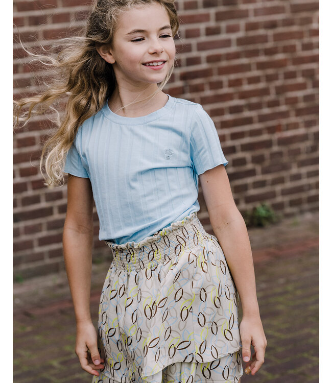 KIEstone Zomer rok meisjes - zand - Ilse