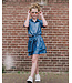 KIEstone Zomer rok meisjes - shiny blauw - Ilse