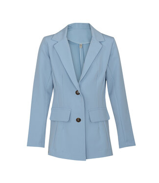 KIEstone Zomer blazer meisjes - licht blauw - Coco KIEstone Zomer blazer meisjes - licht blauw - Coco