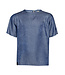 KIEstone Zomer top meisjes - shiny blauw - Mariska