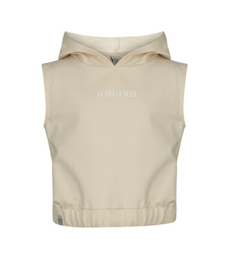 KIEstone Zomer hoodie meisjes - zand - Marleen