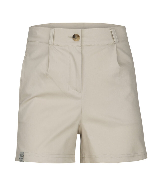 KIEstone Zomer short meisjes - zand - Sandy  steekzak