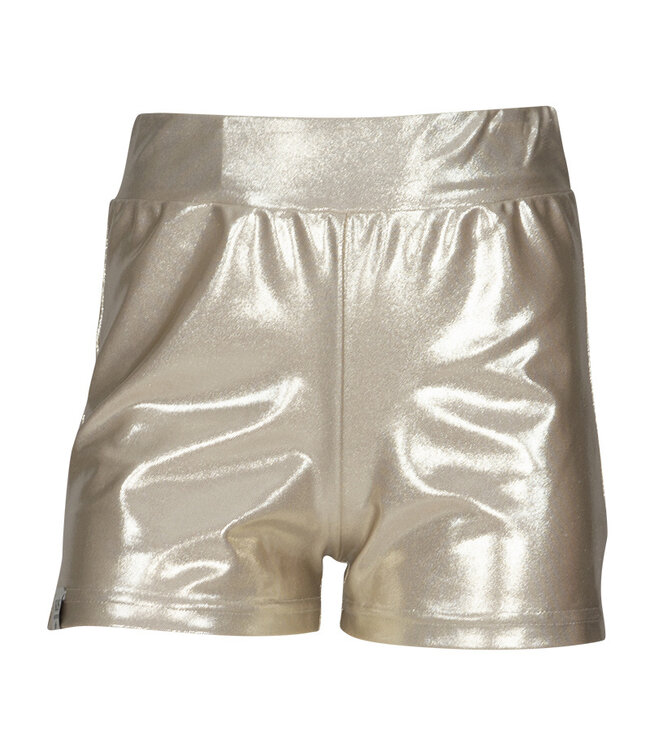 KIEstone Zomer short meisjes - shiny goud - Amalia