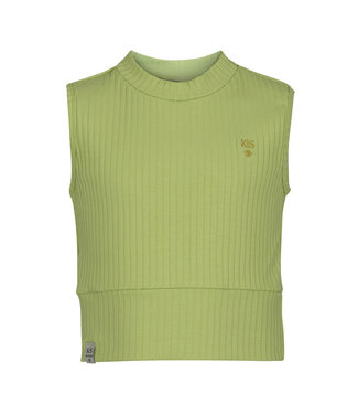 KIEstone Zomer top meisjes - appel groen - Stefani