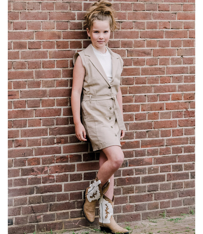 KIEstone Zomer top meisjes - off wit - Stefani