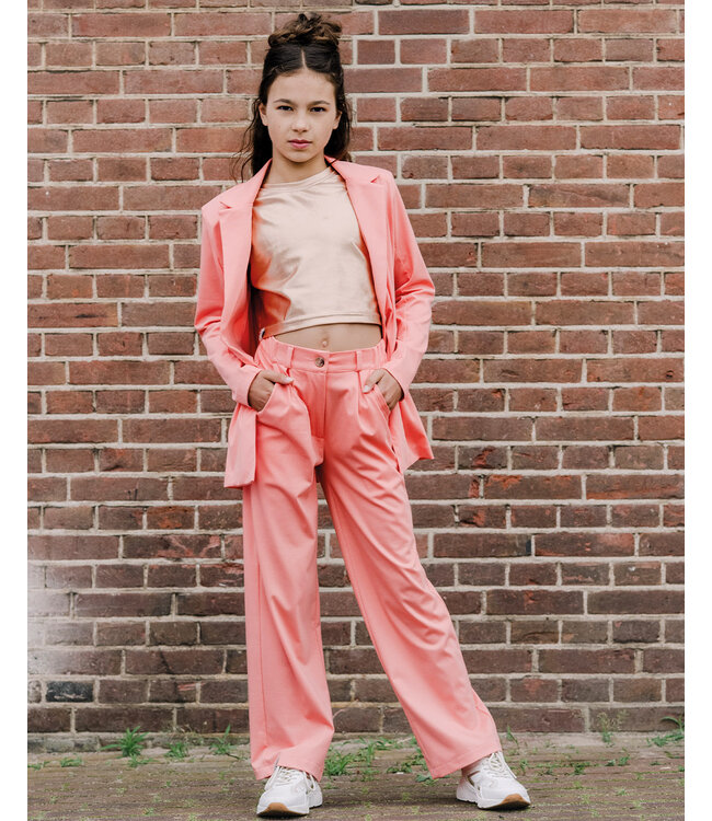 KIEstone Zomer broek meisjes - perzik - Lola