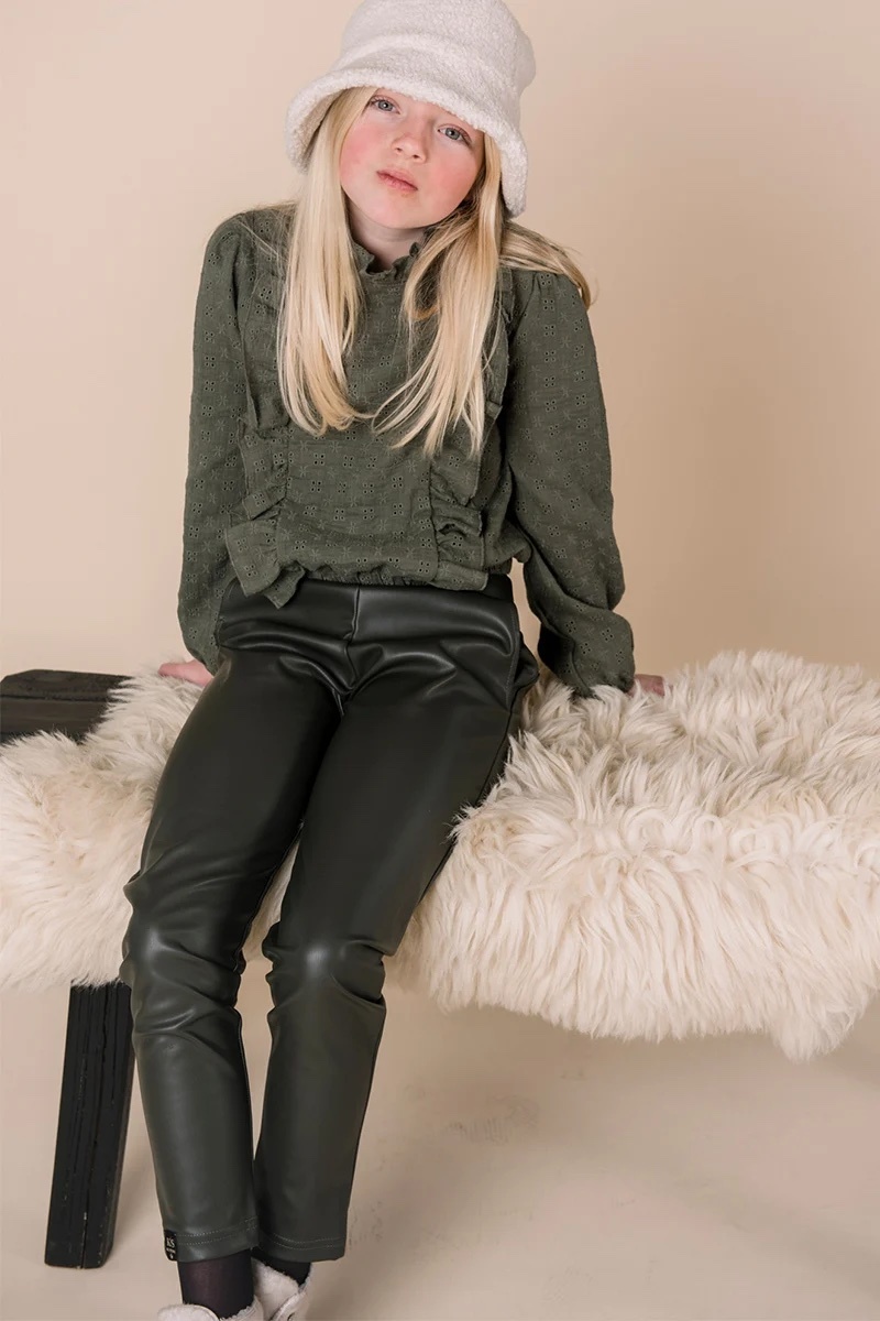 KIEstone blouse kerst kleding meisjes