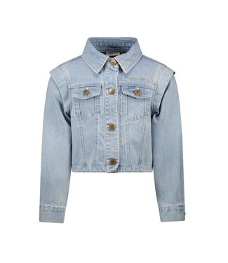 Like Flo Zomer spijkerjas meisjes Licht blauw -