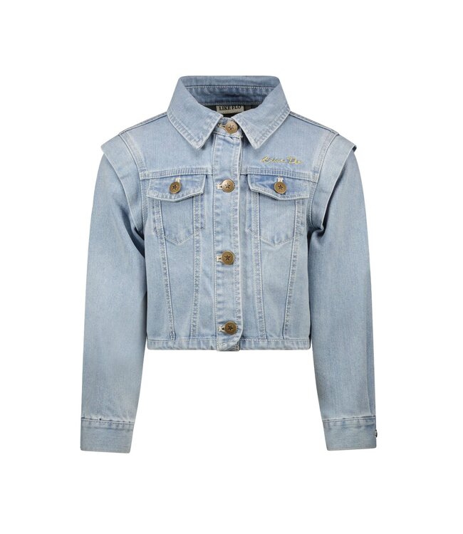 Like Flo Zomer spijkerjas meisjes Licht blauw -