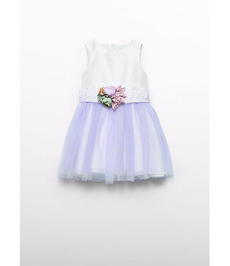 Abel & Lula Zomer jurk meisjes - lilac paars