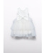 Abel & Lula Zomer jurk tule peplum meisjes - creme wit
