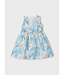 Mayoral Zomer jurk print meisjes - blauw