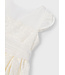 Mayoral Zomer jurk meisjes - natural wit