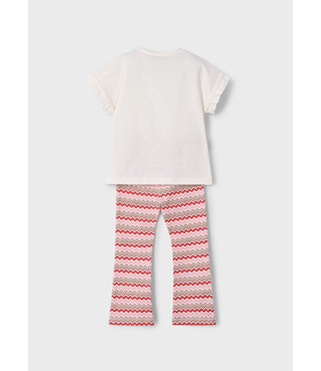 Mayoral Zomer flair broek + top meisjes - zalm roze