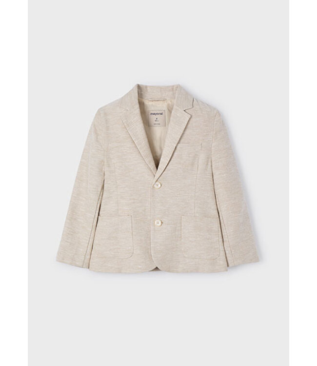 Mayoral Zomer blazer linnen jongens - zand