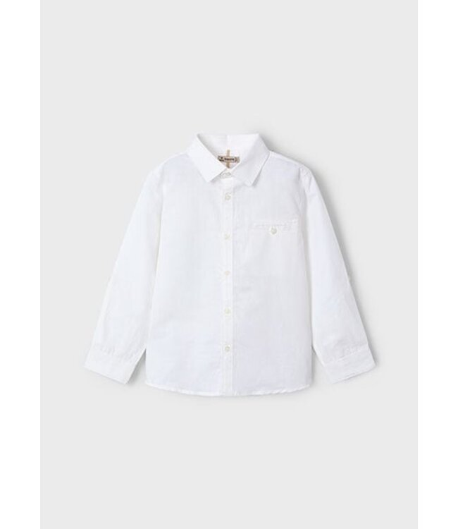Mayoral Zomer shirt S/S jongens - wit