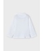 Mayoral Zomer polo shirt L/S mao kraag jongens - wit