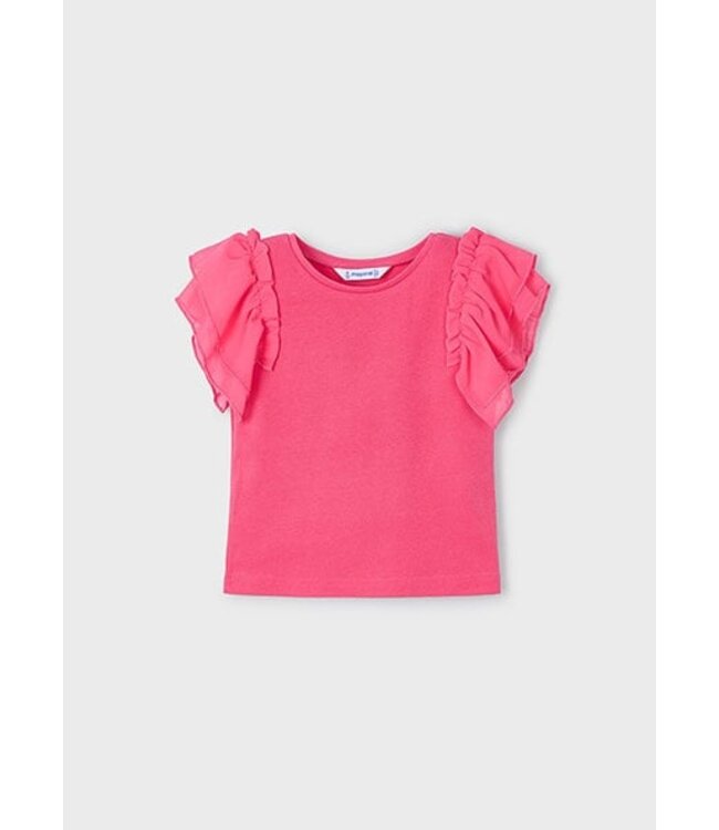 Mayoral Zomer shirt S/S meisjes - peony roze