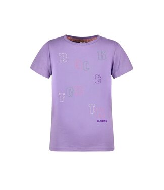 B.Nosy Zomer t-shirt meisjes Licht paars - Tammy