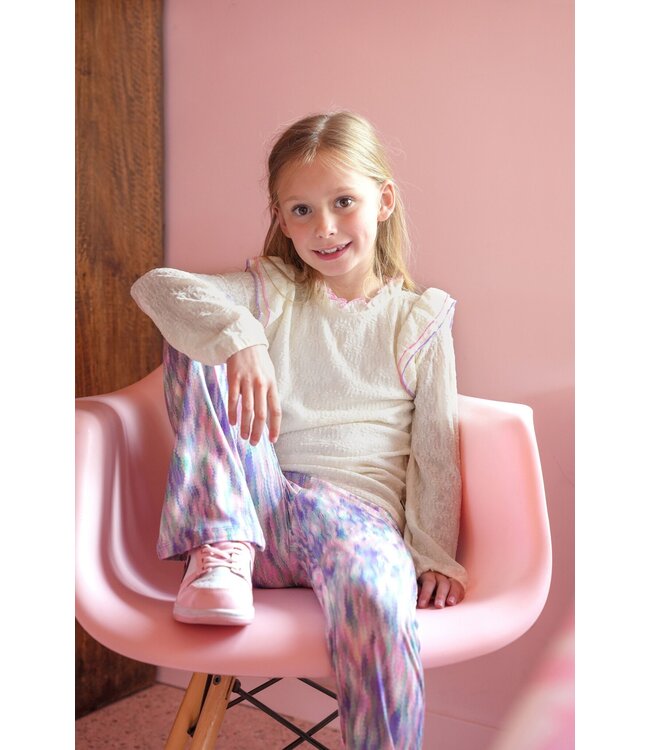 B.Nosy Zomer top meisjes Ecru beige - Bar