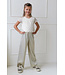 Like Flo Zomer jumpsuit meisjes Off wit - kant en plisse