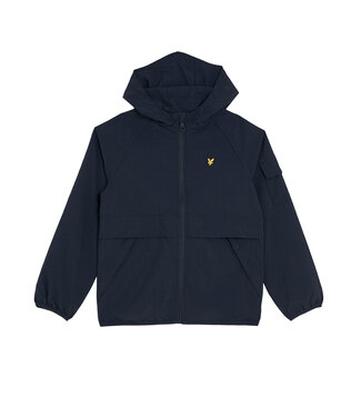 Lyle & Scott zomerjas jongens - Navy blauw - capuchon