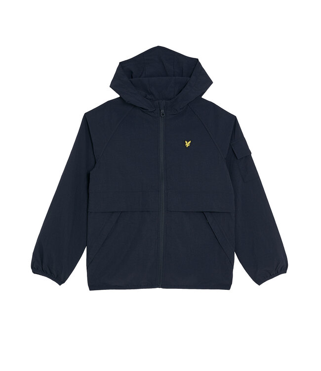 Lyle & Scott zomerjas jongens - Navy blauw - capuchon