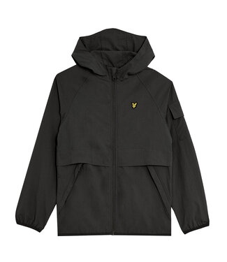 Lyle & Scott zomerjas jongens - Jet zwart - capuchon