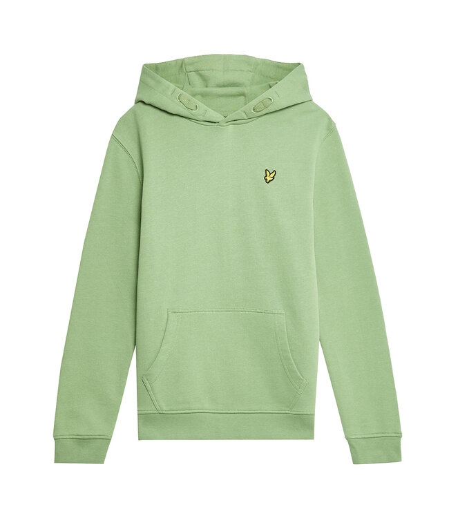 Lyle & Scott winter hoodie jongens - Smoke groen