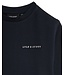 Lyle & Scott winter sweater jongens - Navy blauw - Script