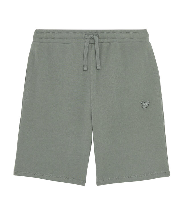 Lyle & Scott zomer sweat short jongens - Mercurial groen - Tonal