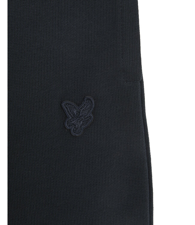 Lyle & Scott zomer sweat short jongens - Navy blauw - Tonal