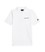 Lyle & Scott zomer polo shirt jongens - wit - Script embroidery