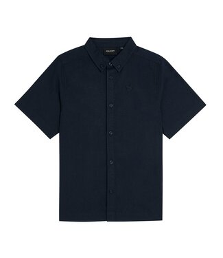 Lyle & Scott zomer blouse S/S jongens - Navy blauw