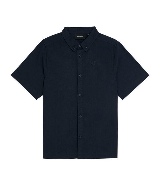 Lyle & Scott zomer blouse S/S jongens - Navy blauw