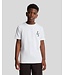 Lyle & Scott zomer t-shirt jongens - wit - Monogram print