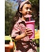 Quapi Zomer shirt meisjes - zand - AOP sketch -  Finette