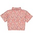 Quapi Zomer shirt meisjes - zand - AOP sketch -  Finette