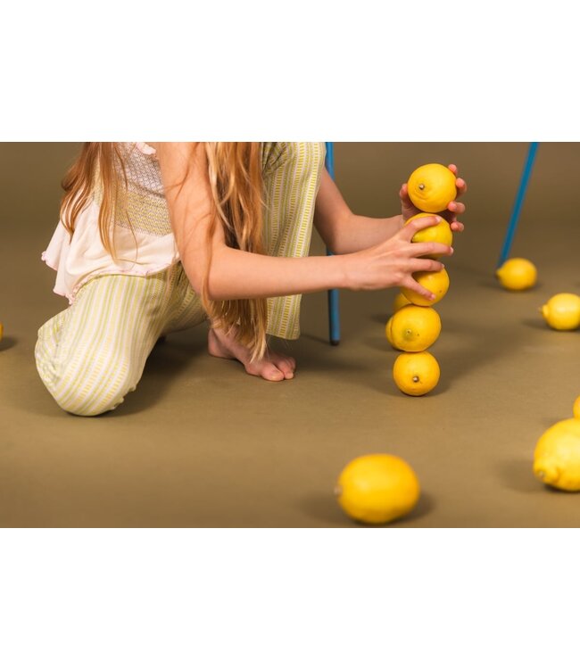 Quapi Zomer broek meisjes - groen - AOP grafisch -  Fymme