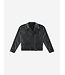 Nik&Nik zomer biker jasje meisjes - zwart - Eyelet