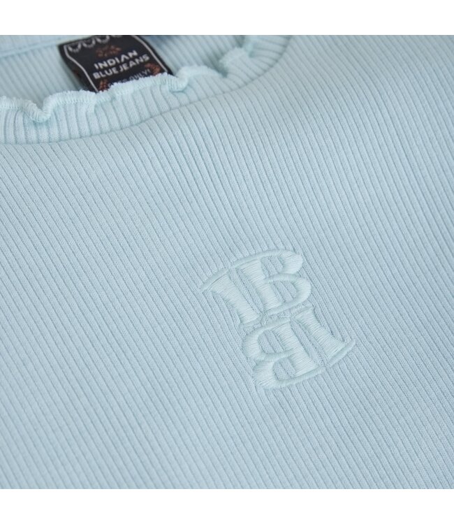 Indian Blue Jeans Zomer T-shirt S/S meisjes - blauw - cropped