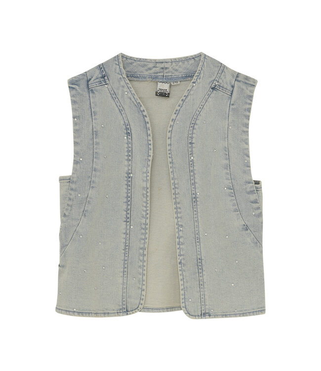 Indian Blue Jeans Zomer vest meisjes - licht blauw - fancy