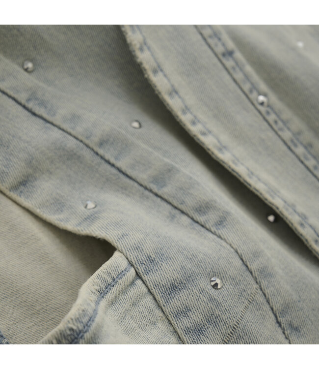 Indian Blue Jeans Zomer vest meisjes - licht blauw - fancy