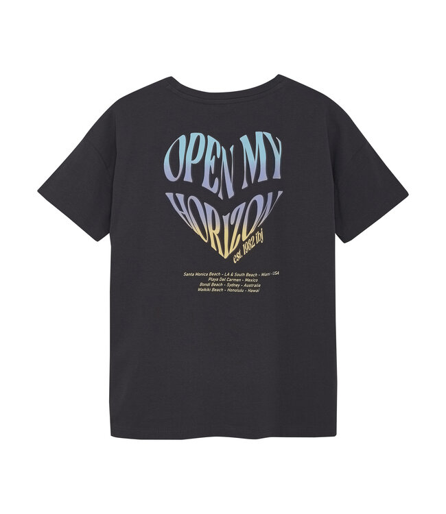 Indian Blue Jeans Zomer T-shirt S/S meisjes - grijs - print