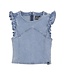 Indian Blue Jeans Zomer top meisjes - licht blauw - ruffel - denim