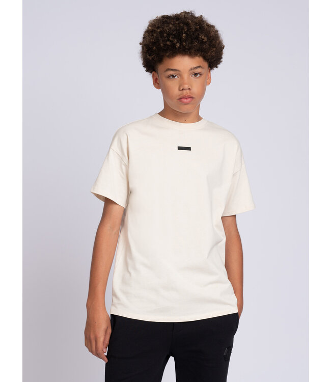 Nik&Nik zomer oversized t-shirt jongens - off wit - Bloom