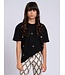 Nik&Nik zomer t-shirt meisjes - zwart - Eyelet