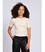 Nik&Nik zomer rib top meisjes - taupe - Sylvia