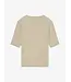 Nik&Nik zomer rib top meisjes - taupe - Sylvia