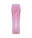 Geisha zomer broek meisjes - wide - AOP - cassis / off white